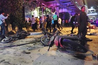Взрыв бомбы в Бангкоке. Видео.